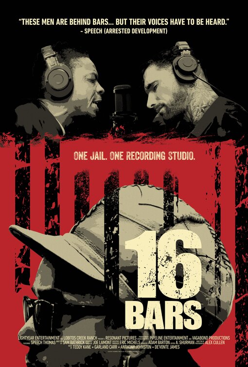 1000 piece jigsaw puzzle for the movie poster: 16 Bars (2019)