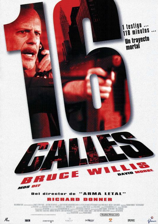 the movie poster: 16 Blocks (2006) ver5