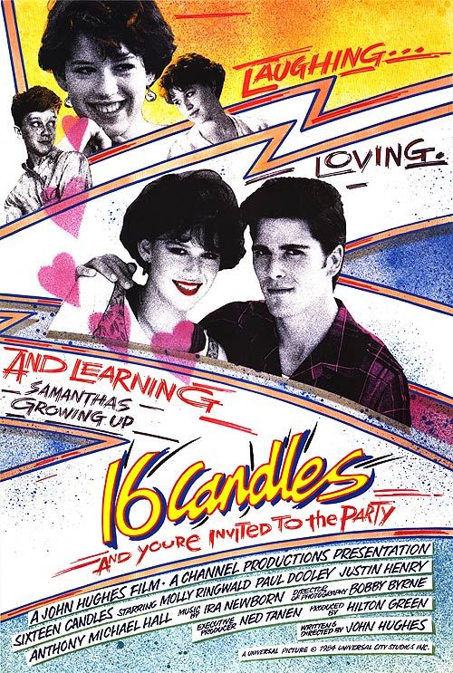 the movie poster: Sixteen Candles (1984) ver3