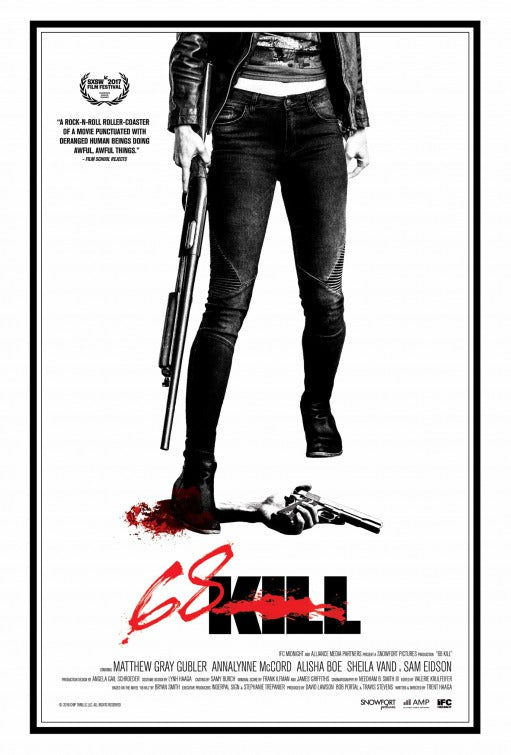 1000 piece jigsaw puzzle for the movie poster: 68 Kill (2017) ver3
