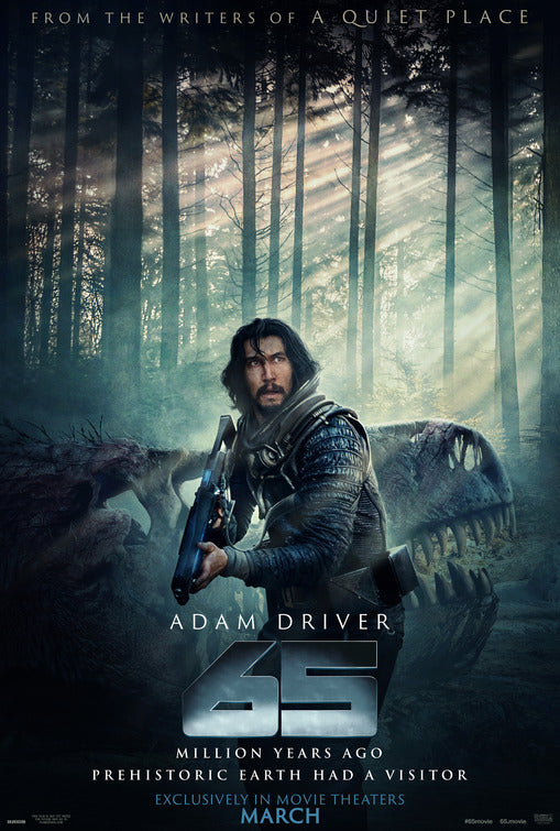 1000 piece jigsaw puzzle for the movie poster: 65 (2023)