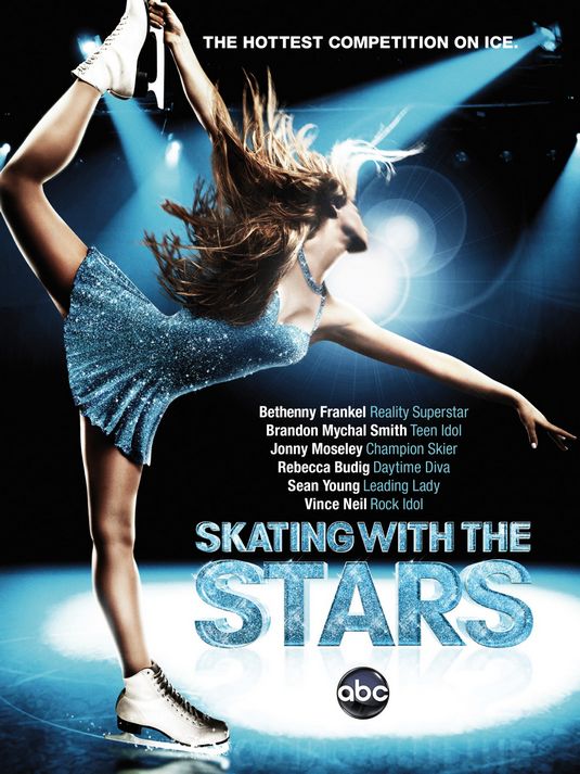 1000 piece jigsaw puzzle for tv poster: Skating With the Stars