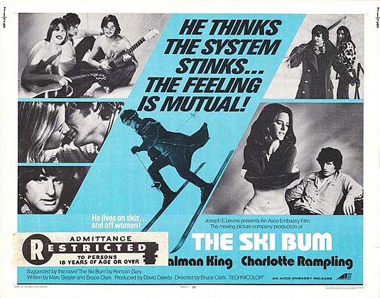 the movie poster: The Ski Bum (1971)