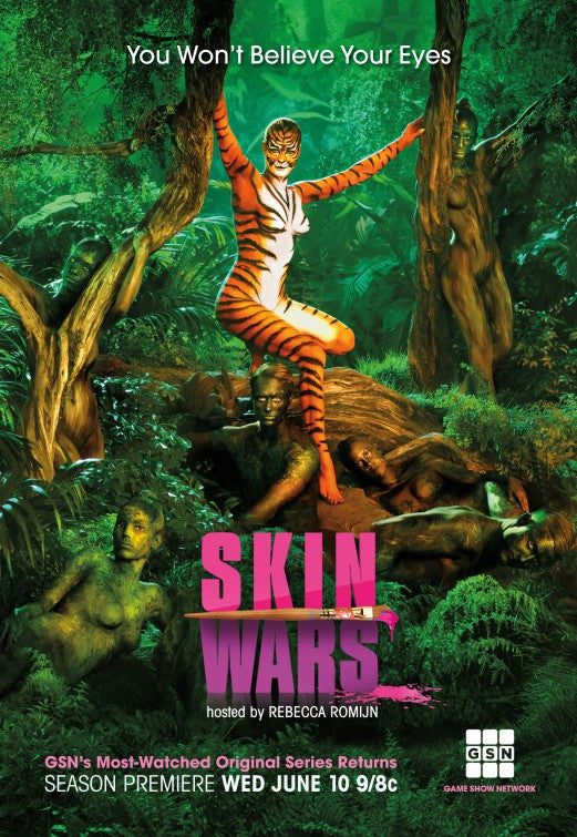 1000 piece jigsaw puzzle for tv poster: Skin Wars