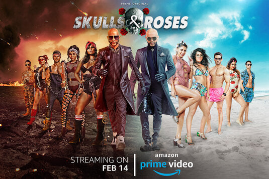 1000 piece jigsaw puzzle for tv poster: Skulls and Roses, ver2
