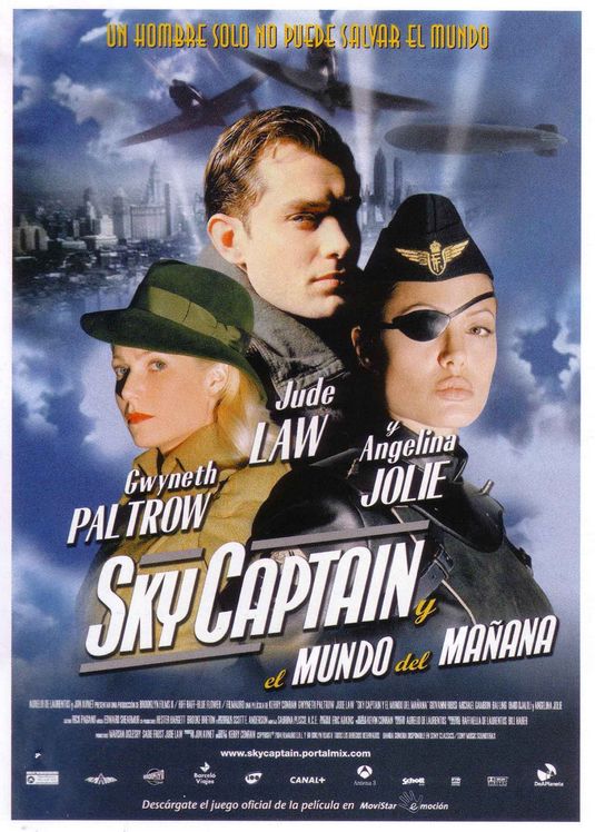 the movie poster: Sky Captain and the World of Tomorrow (2004) ver8