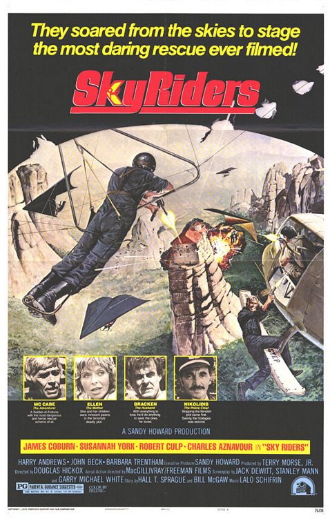 the movie poster: Sky Riders (1976)