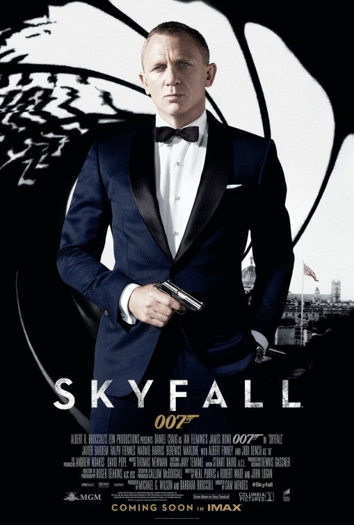 1000 piece jigsaw puzzle for the movie poster: Skyfall (2012) ver8