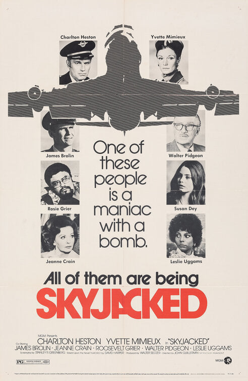 the movie poster: Skyjacked (1972) ver2