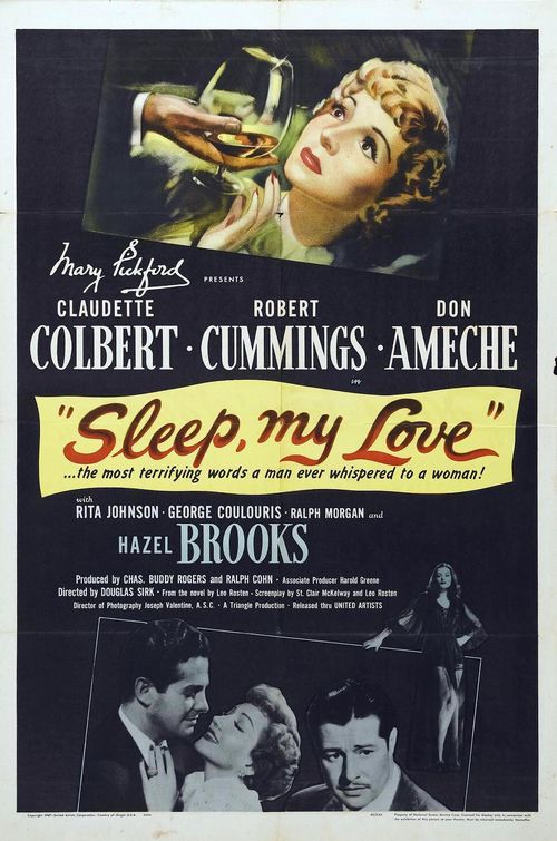 the movie poster: Sleep, My Love (1948)
