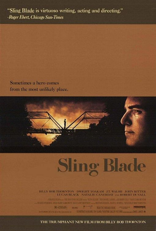 the movie poster: Sling Blade (1996) ver1