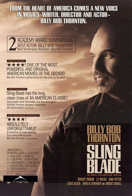 the movie poster: Sling Blade (1996) ver2