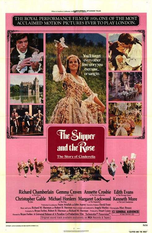 the movie poster: The Slipper and the Rose (1977)