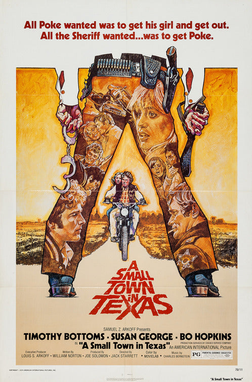 the movie poster: A Small Town in Texas (1976)