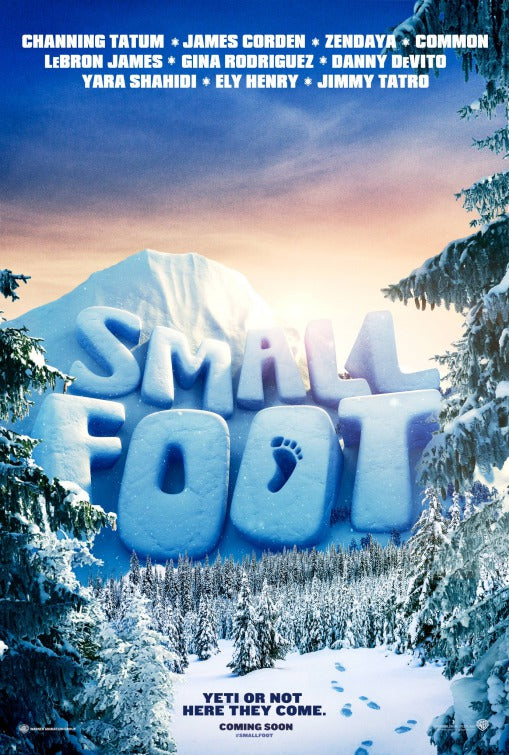 1000 piece jigsaw puzzle for the movie poster: Smallfoot (2018)