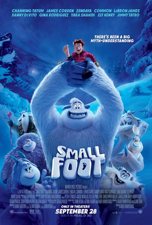 1000 piece jigsaw puzzle for the movie poster: Smallfoot (2018) ver10