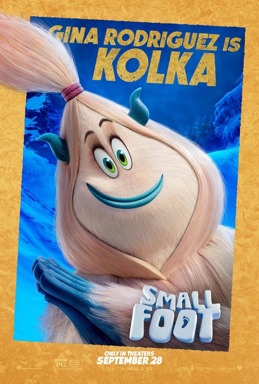 1000 piece jigsaw puzzle for the movie poster: Smallfoot (2018) ver15
