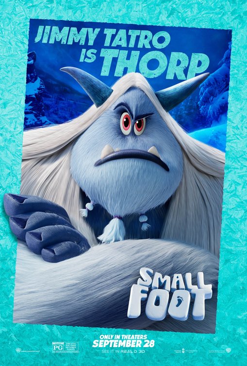 1000 piece jigsaw puzzle for the movie poster: Smallfoot (2018) ver21