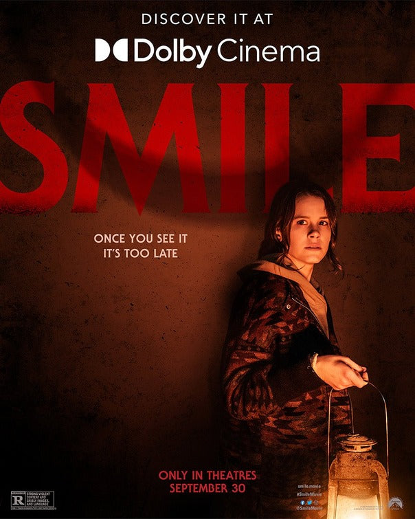 1000 piece jigsaw puzzle for the movie poster: Smile (2022) ver6