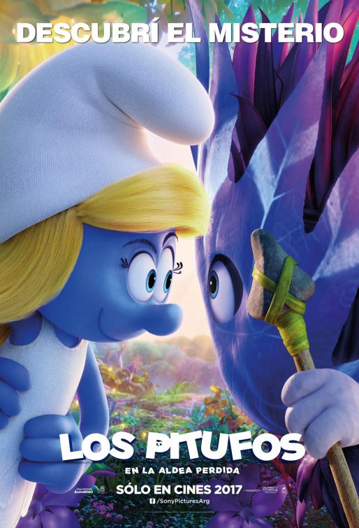 1000 piece jigsaw puzzle for the movie poster: Smurfs: The Lost Village (2017) ver3