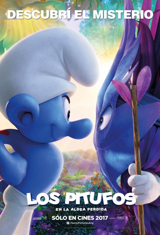 1000 piece jigsaw puzzle for the movie poster: Smurfs: The Lost Village (2017) ver4