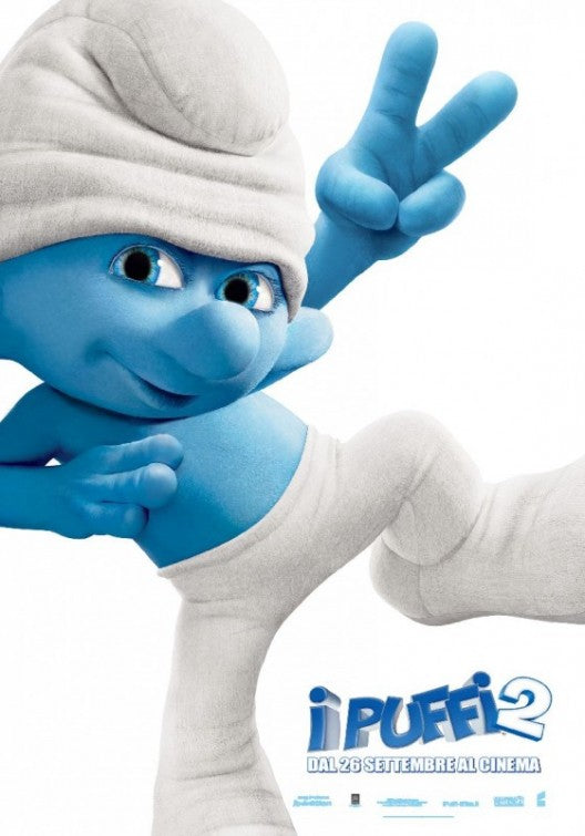 1000 piece jigsaw puzzle for the movie poster: The Smurfs 2 (2013) ver15