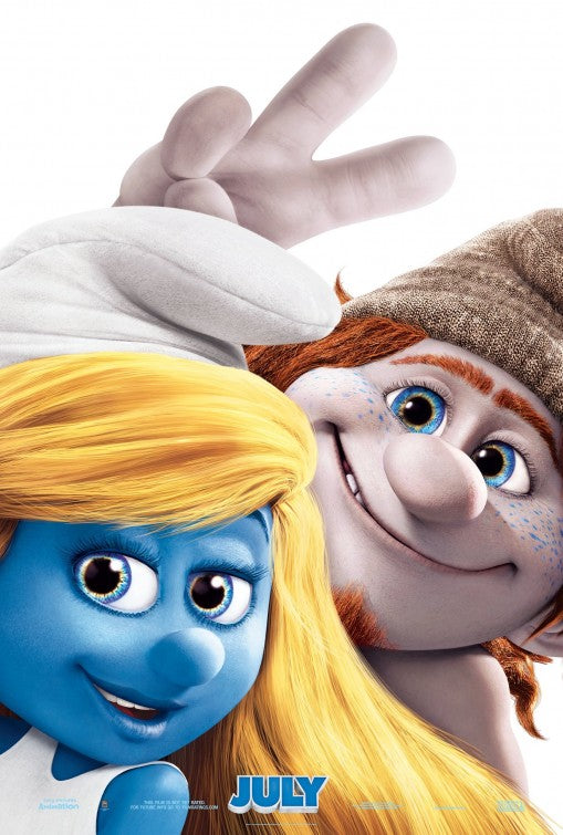 1000 piece jigsaw puzzle for the movie poster: The Smurfs 2 (2013) ver7