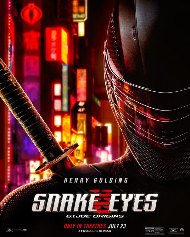 1000 piece jigsaw puzzle for the movie poster: Snake Eyes: G.I. Joe Origins (2021) ver12