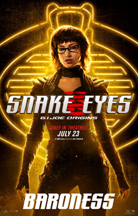 1000 piece jigsaw puzzle for the movie poster: Snake Eyes: G.I. Joe Origins (2021) ver6