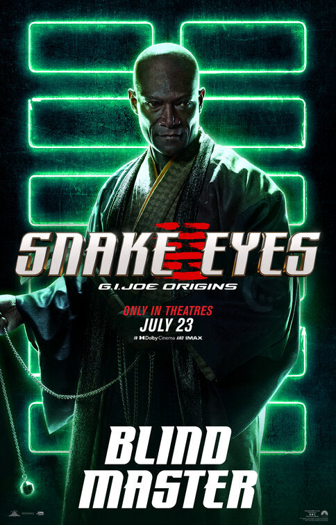 1000 piece jigsaw puzzle for the movie poster: Snake Eyes: G.I. Joe Origins (2021) ver7