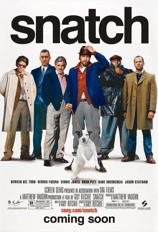 1000 piece jigsaw puzzle for the movie poster: Snatch (2000)