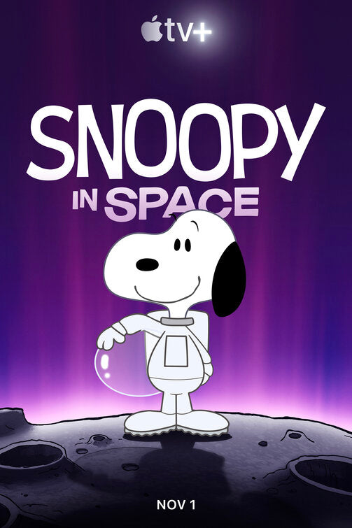1000 piece jigsaw puzzle for tv poster: Snoopy in Space