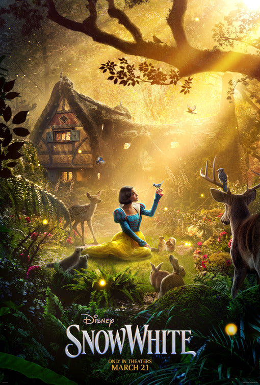 1000 piece jigsaw puzzle for the movie poster: Snow White (2025)