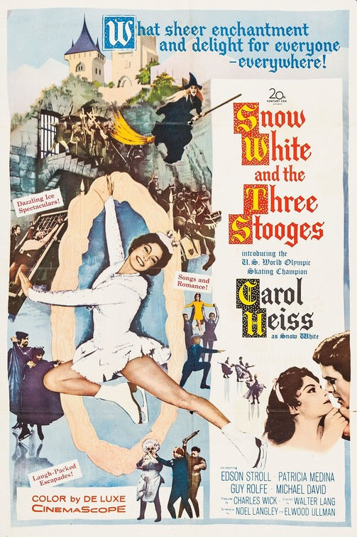 1000 piece jigsaw puzzle for the movie poster: Snow White and the Three Stooges (1961)