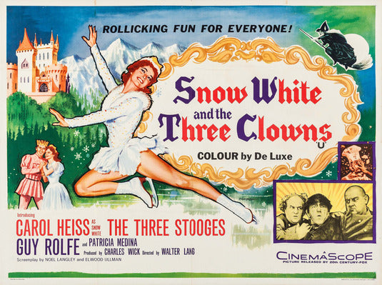 1000 piece jigsaw puzzle for the movie poster: Snow White and the Three Stooges (1961) ver2