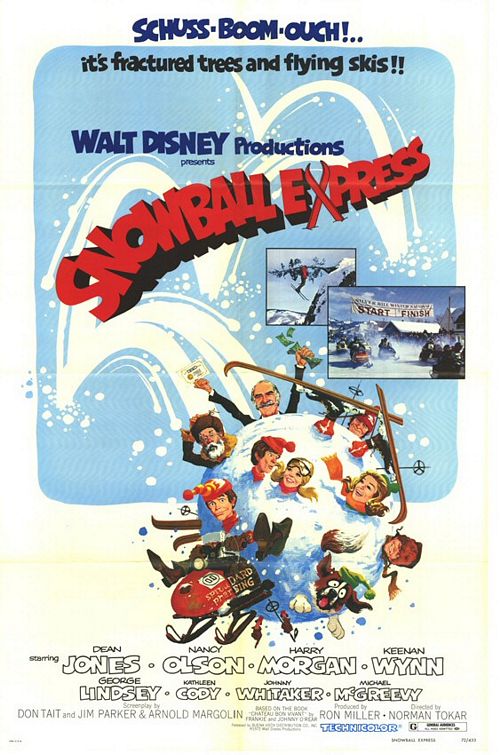 the movie poster: Snowball Express (1972)