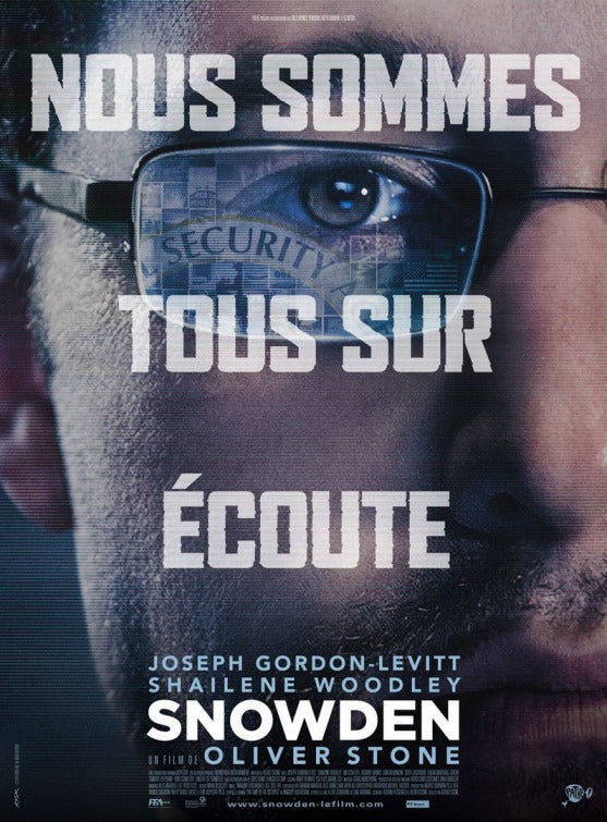 1000 piece jigsaw puzzle for the movie poster: Snowden (2016) ver3