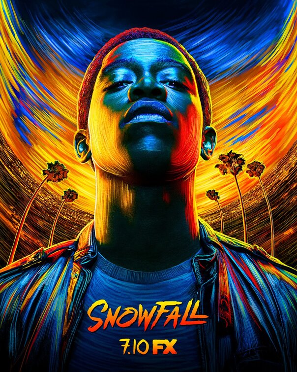 1000 piece jigsaw puzzle for tv poster: Snowfall, ver9