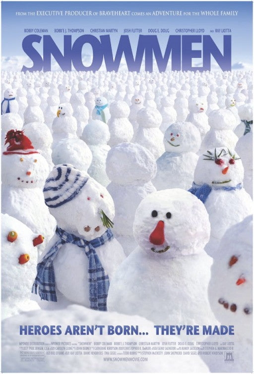 1000 piece jigsaw puzzle for the movie poster: Snowmen (2011)