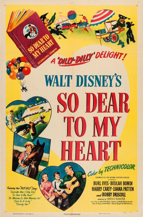 1000 piece jigsaw puzzle for the movie poster: So Dear to My Heart (1948)