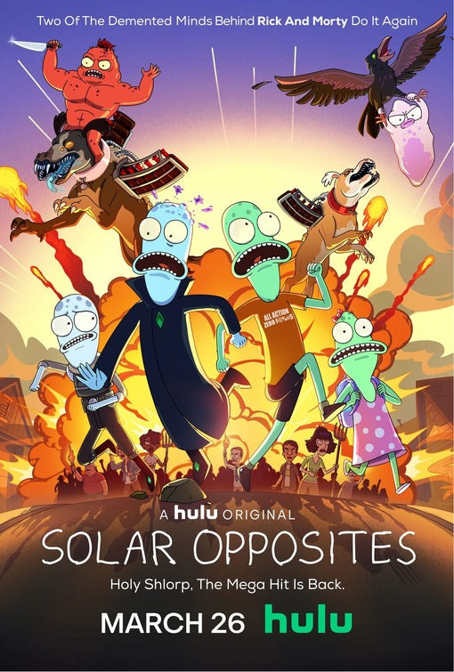 1000 piece jigsaw puzzle for tv poster: Solar Opposites, ver2