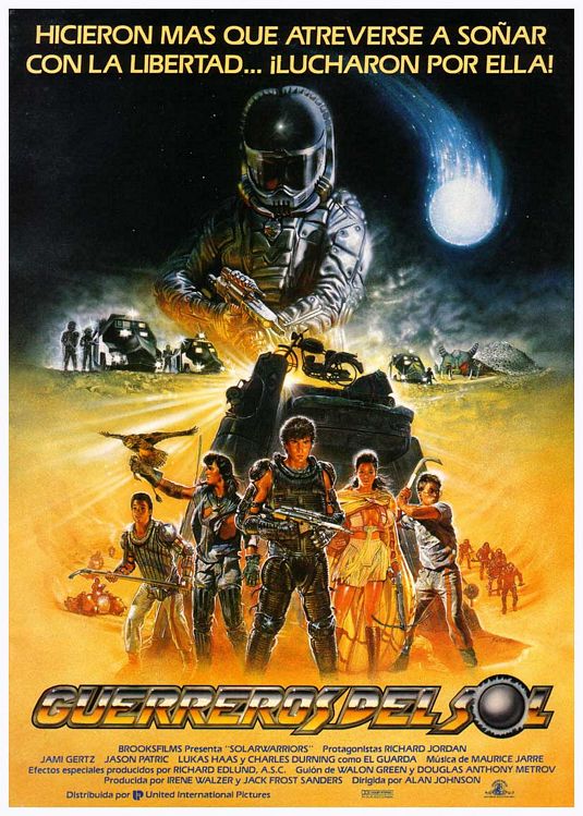 the movie poster: Solarbabies (1986) ver2