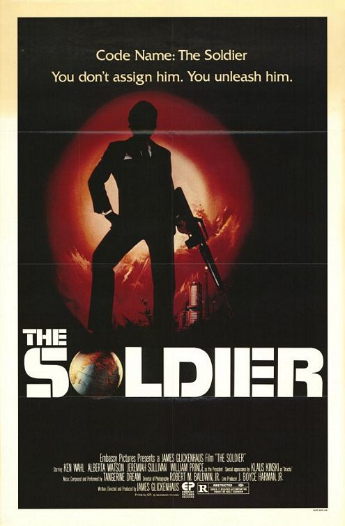 the movie poster: The Soldier (1982)