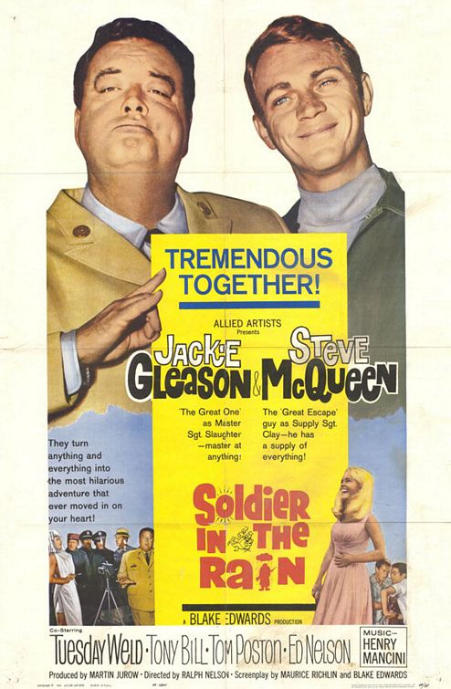 the movie poster: Soldier in the Rain (1963)