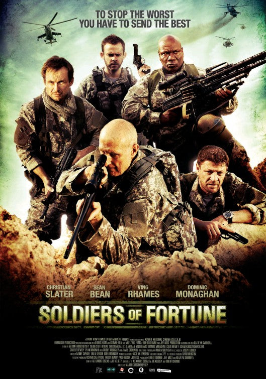 1000 piece jigsaw puzzle for the movie poster: Soldiers of Fortune (2012) ver2