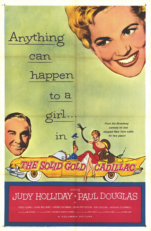 the movie poster: The Solid Gold Cadillac (1956)
