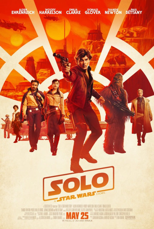 1000 piece jigsaw puzzle for the movie poster: Solo: A Star Wars Story (2018) ver17