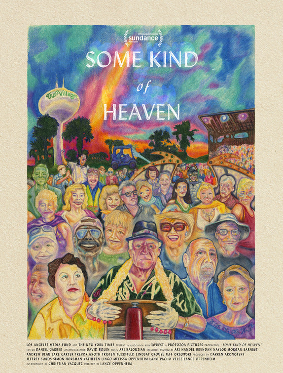 1000 piece jigsaw puzzle for the movie poster: Some Kind of Heaven (2021)