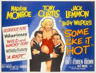 the movie poster: Some Like it Hot (1959) ver2