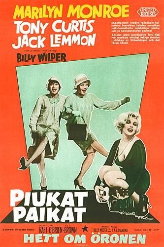 the movie poster: Some Like it Hot (1959) ver4